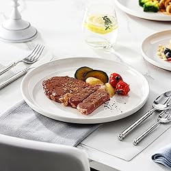 MALACASA Plates and Bowls Sets, 12 Pieces Modern