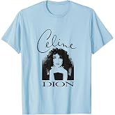Official Celine Dion Black and White Photo T-Shirt