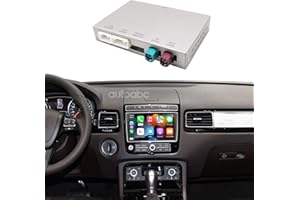 AUTOABC Wireless Carplay/Android Car Modification Module for Volkswagen Touareg RNS850 2011-2015 Support Mirrorlink and OEM Car Functions