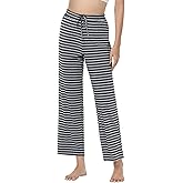 WiWi Pajama Pants for Women Viscose from Bamboo Super Soft Wide Leg Cooling Sweatpants Drawstring Bottoms Sleep Pj Pant S-XXL