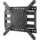 monTEK 1.5" Ultra Slim Full Motion TV Wall Mount for 23-75 Inch TVs | Low Profile Articulating Bracket, &plusmn;60&deg; Swivel, 13" Extension, Max VESA 400x400mm, 99 lb Capacity, Fits 16" Studs