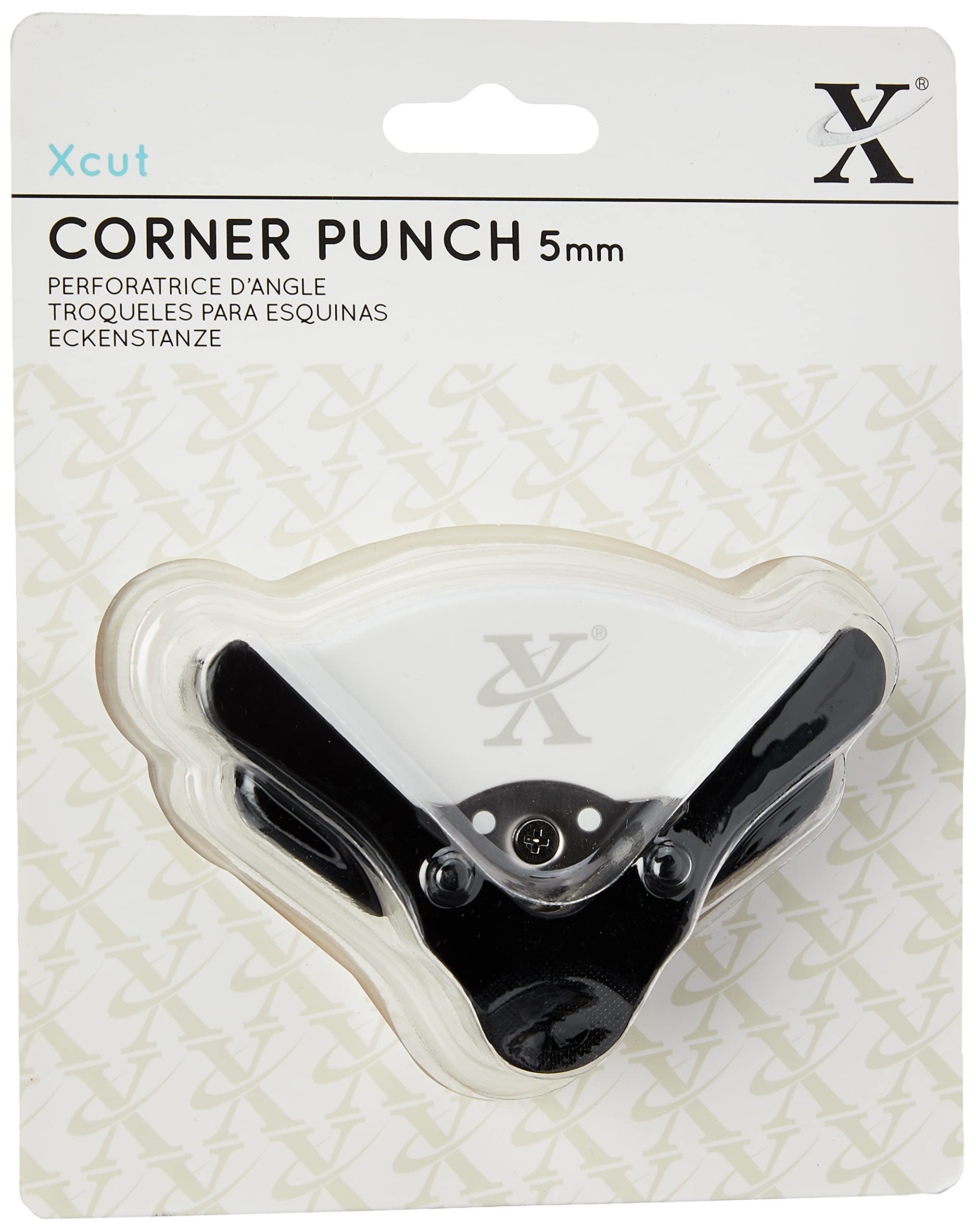 Xcut Corner Punch 5mm, Easy To Use Puncher, Create Designs On Craft Makes, For Paper, Thin Card, Essential Craft Supplies — image 1
