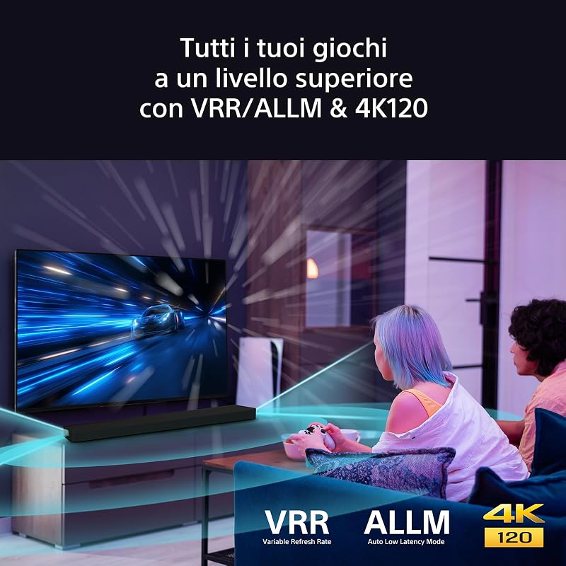 BRAVIA Theatre Bar 9 – Dolby Atmos single soundbar, DTS:X, 13 speakers, Wi-Fi, Bluetooth, 360 Spatial Sound Mapping, Hi Res Audio, Nera, HT-A9000