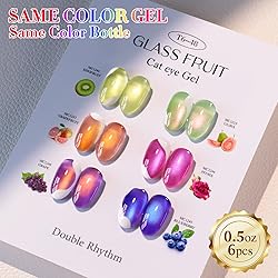 Double Rhythm Fruit Cat Eye Gel Nail Polish Set of