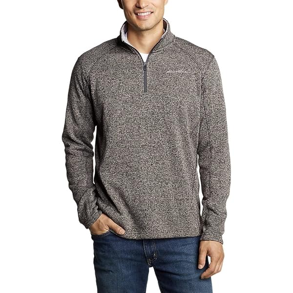 Eddie Bauer Men's Snap Placket Radiator Fleece Pullover Top (M