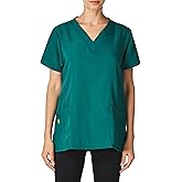 WonderWink Women's Four Stretch Sporty V-Neck Scrub Top - XS-3XL, 3 Pockets, Eye Protection, Meets ANSI Z87.1(Pack of 1)