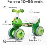 XIAPIA Baby Balance Bike Dinosaur 10 36 Months Safe 1 2 3 Years Old view 6