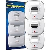 Bell + Howell Ultrasonic Pest Repeller Home Kit (Pack of 3), Ultrasonic Pest Repeller, Pest Repellent for Home, Bedroom, Office, Kitchen, Warehouse, Hotel, Safe for Human and Pet