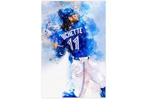Bo Bichette Baseball Player4 Canvas Poster Bedroom Decor Sports Landscape Office Room Decor Gift Unframe: Unframe:16x24inch(4