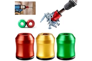 VINCOFOO 3PC Strong Screwdriver Head Magnetic Ring, Upgrade Strong Magnetic Screw Ring, Removable Magnetic Screw Holder for Power Bits & Hex Screwdrivers, Mechanics, Carpenters