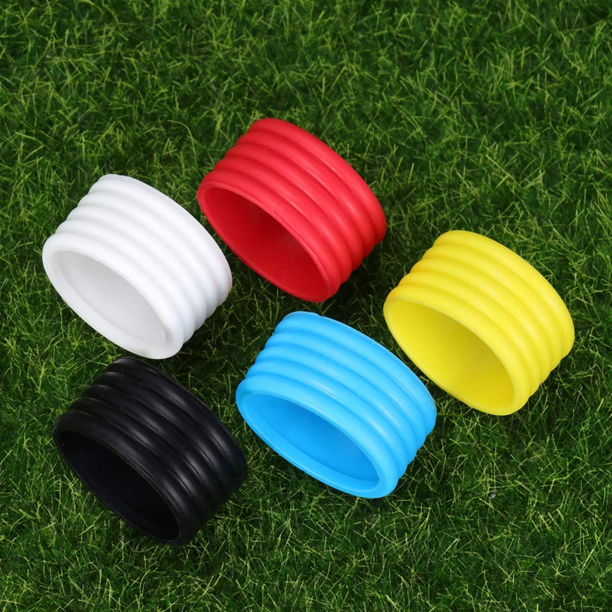 BESPORTBLE 5pcs Tennis Racquet Grips Tennis Racket Grip Band Anti Slip Badminton Tennis Absorbent Overgrip in Place : Sports & Outdoors