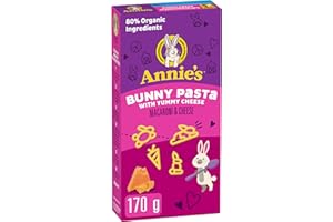 ANNIE'S - MACARONI AND CHEESE Bunny Pasta Cheese, No Artificial Flavours, No Synthetic Colours, Contains Real Cheese and Milk