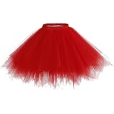Produktbild von Petticoat Lang Daen Tüllrock Tutu 50er Rockabilly Petticoat Ballet