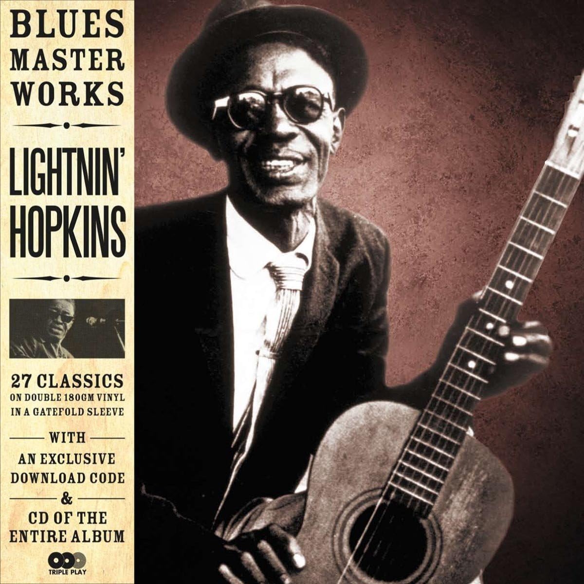 Lightnin' Hopkins Blues Master Works (Double Vinyl LP + CD and Digital Download) [VINYL