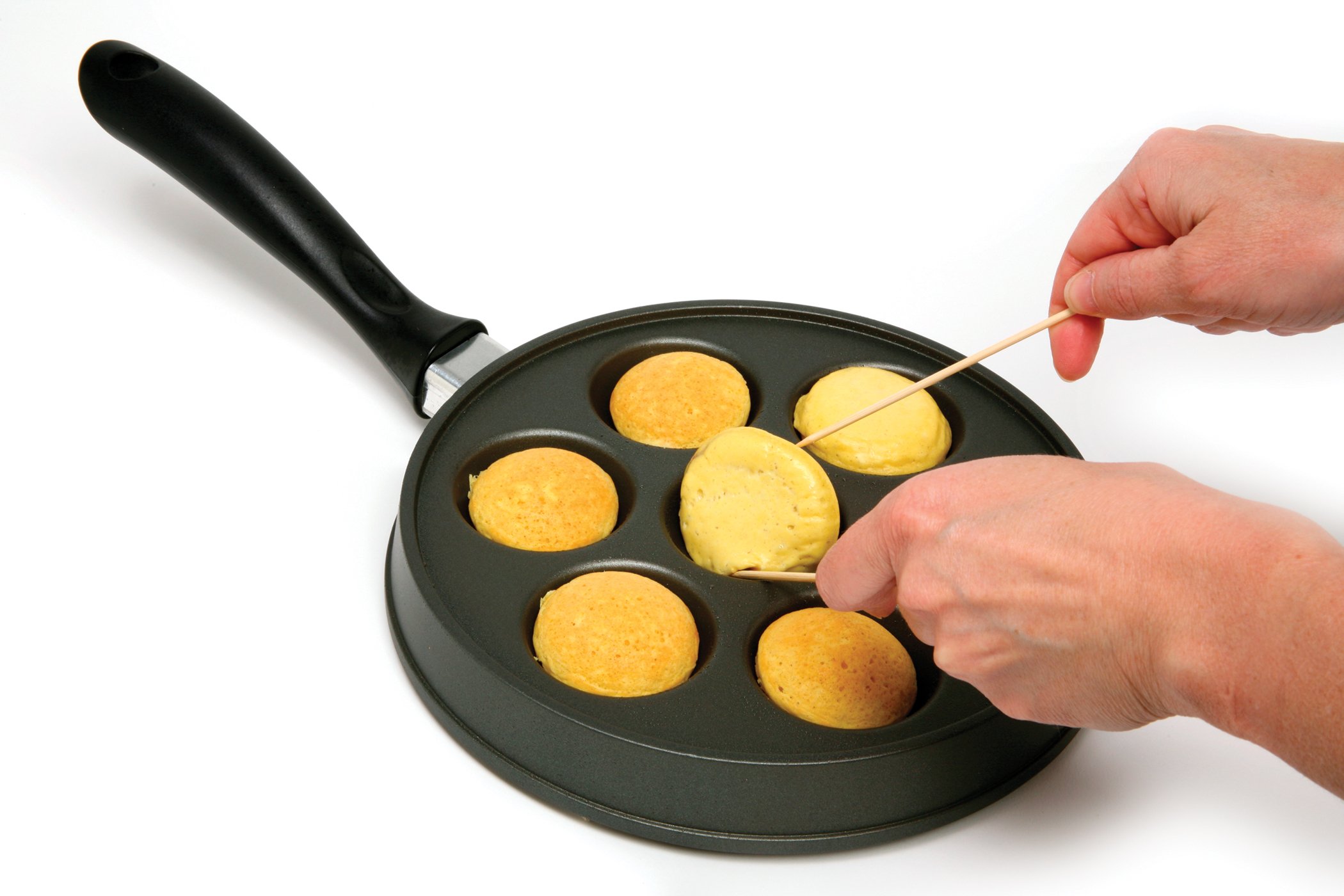 Norpro Nonstick Stuffed Pancake Pan, Munk / Aebleskiver / Ebelskiver