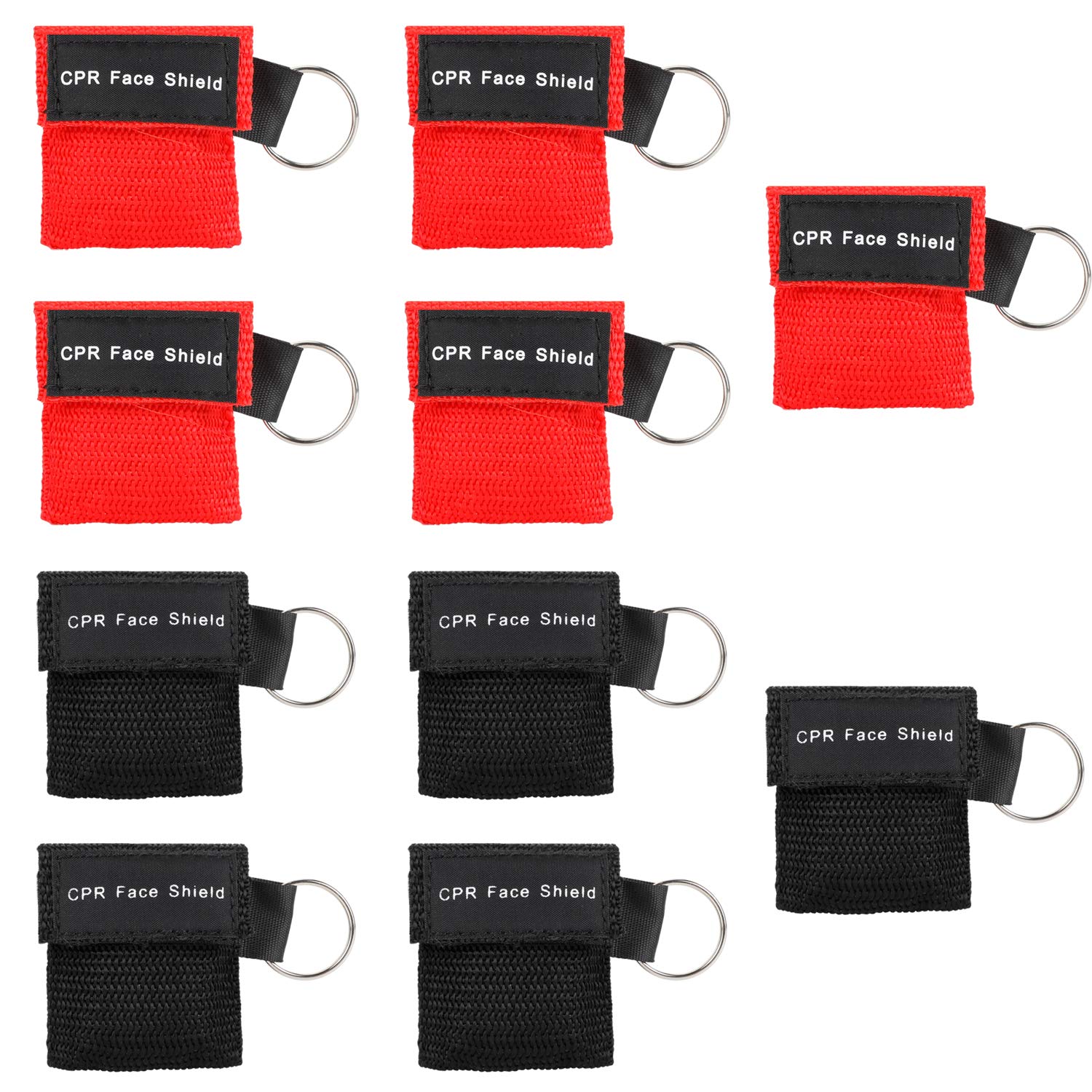 Mask Key Mua MojiDecor Breathing Mask CPR Mask Key Fob 10 Pieces Ventilation ...