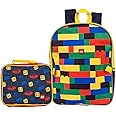 LEGO Classic Backpack Combo Set - Lego Boys 2 Piece Backpack Set - Back to School Allover Knapsack Set - Backpack & Lunch Kit
