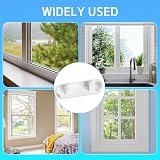 tinshow 20x White UPVC Window Drainage Caps 25mm Weep Hole Covers Plastic Sill view 3