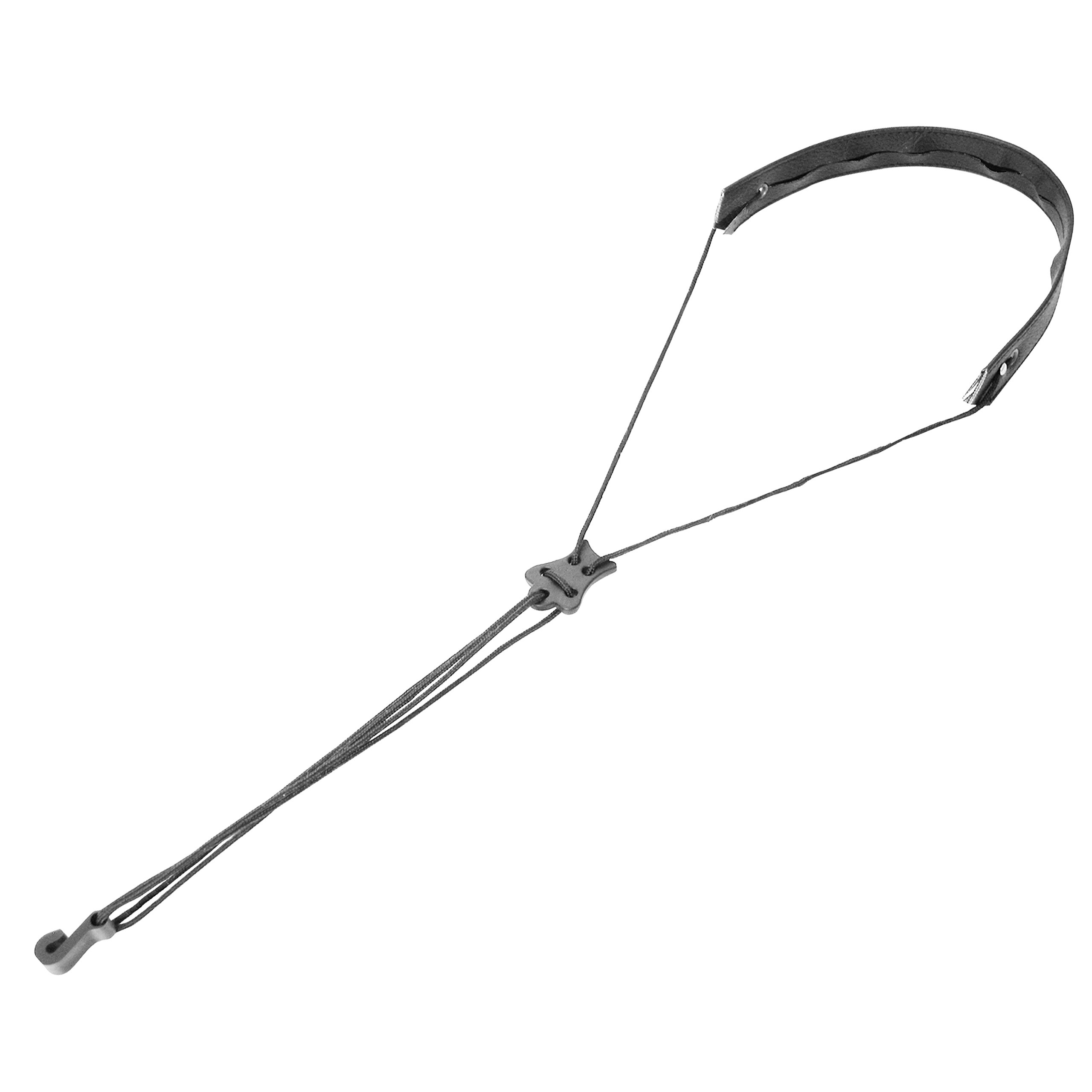 Performance Plus GS1200 Classical Guitar, Mariachi or Ukulele Strap with Adjustable Length Black Cord and Neck Band