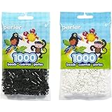 Perler Bead Bag, Bundle of Black and White