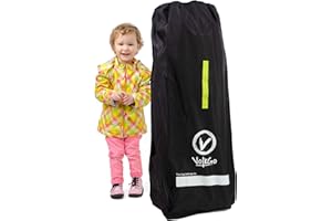 V VOLKGO Stroller Bag for Airplane, Large Stroller Bag for Airplane Travel, Jogger & Stroller Travel Bag - Fits Most Sizes, Gate Check Stroller Bag, Stroller Cover, Durable