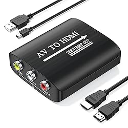 Setuact AV to HDMI Converter with HDMI Cable,RCA to