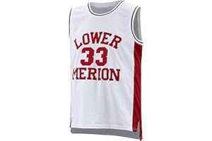 BOROLIN Youth #33 Retro Legend Lower Merion High School Basketball Jersey for Fans