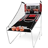 Rally and Roar 2 Player Indoor Hoop Basketball Arcade Game w/Preset Games and Scoreboard