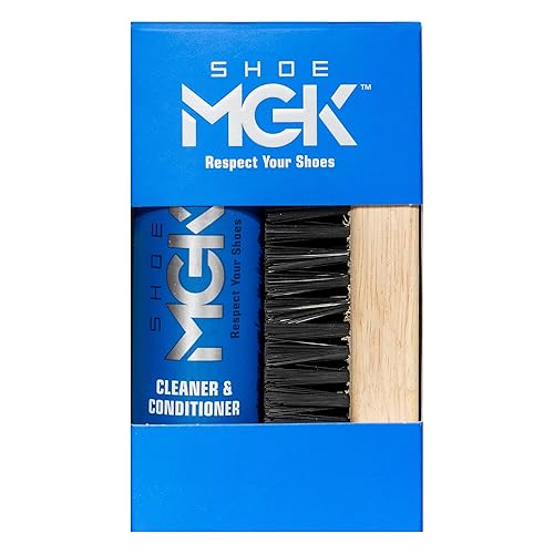 Shoe MGK Starter Shoe Cleaner Kit Shoe Cleaner Conditioner for All  Shoes, Premium Shoe Brush in Kuwait Whizz Shoe Care Kits