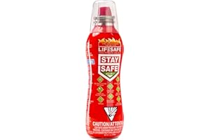 All-in-1 Fire Extinguisher Spray by LifeSafe – Portable Non-Toxic Aerosol for Home, Kitchen, Car & Camping – Compact & Easy t