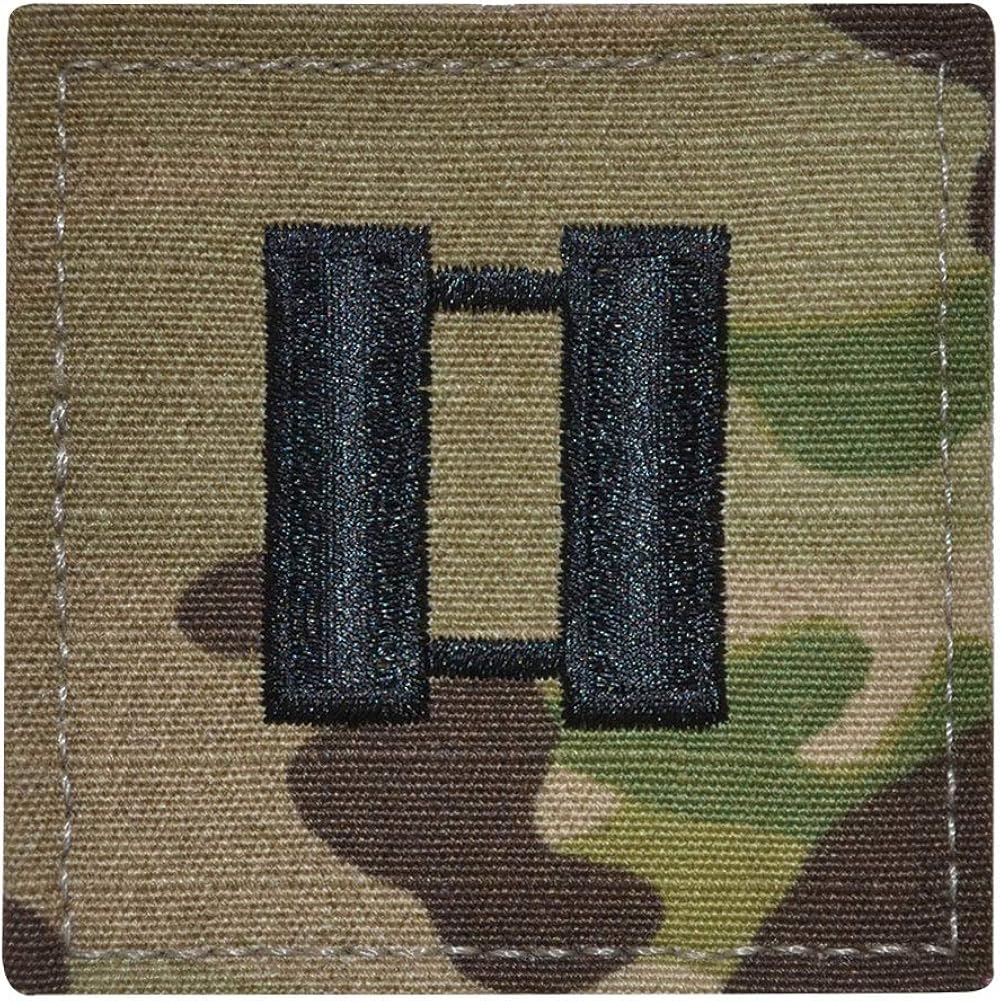 US Army Captain Rank OCP/Scorpion with Hook and Loop Clothing