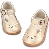 STQ KIDS Toddler Girl Mary Jane Dress Shoes Wide Ballet Flats for Girls Party School Shoe