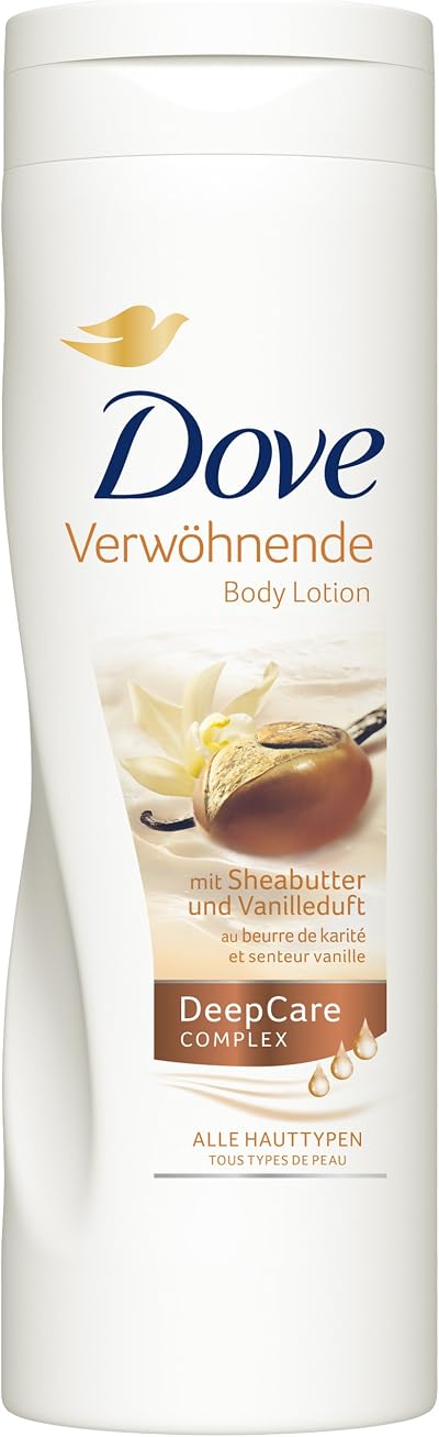 Dove Indulgent Nourishing Body Lotion Shea Butter Vanilla 2 x 400ml Pack
