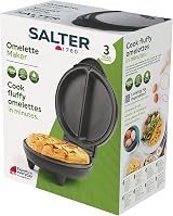 Salter Dual Omelette Maker 750W Non-Stick Deep Fill 2 Omelettes EK2716 view 3
