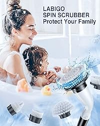 LABIGO Electric Spin Scrubber LA1 Pro, Cordless