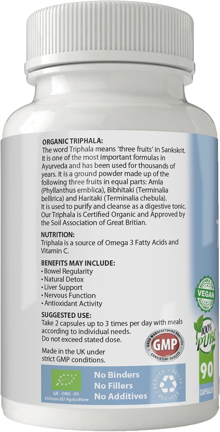 Simply Pure Organic Triphala, 90 count (Pack of 1) - Image 3