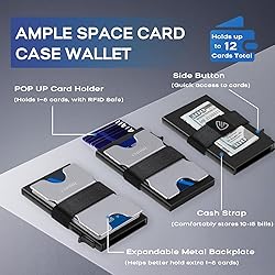 RUNBOX Slim Card Holder Wallet for Men, Minimalist