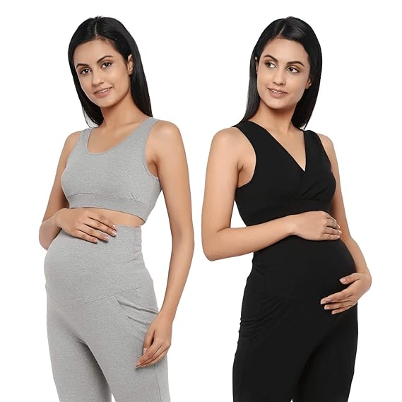 Women's Crossover V-Neck & Round Neck Bra