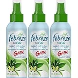 Febreze to Go Fabric Refresher with Gain Original Scent, 2.8-Ounce, (3)