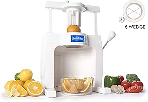 Sunkist Growers | Commercial Series Sectionizer with 6 Wedge Blade Cup | Fruit & Vegetable Cutter | Food Preparation | Interchangeable Kitchen-Grade Stainless Steel Blades | NSF Approved | Model S-102