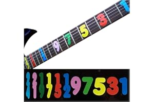 INLAYSTICKERS Jockomo Numbers Jason Becker Guitar Inlay Sticker