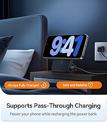TORRAS 10,000mAh Qi2 Certified 15W Fast