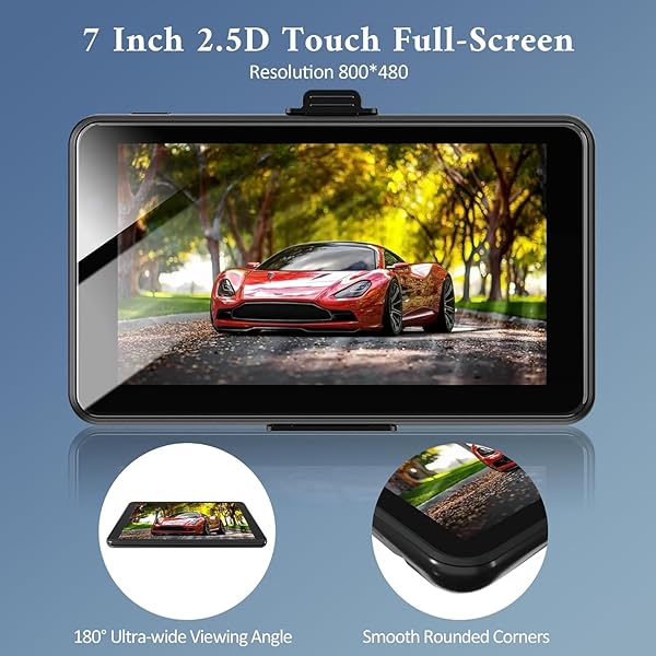 PRO GPS NAVIGATOR FOR CAR,RV/COMMERCIAL DRIVERS SEMI TRUCK,2025 16G 7″ NORTH AMERICA/EU DUAL MAP,VOICE TURN DIRECTION GUIDANCE,FREE LIFETIME MAP UPDATE,CUSTOM TRUCK ROUTING