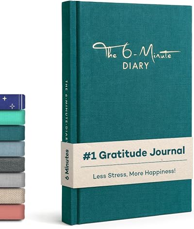 UrBestSelf 6-Minute Diary Gratitude Journal for Men & Women 2024 Guided Prompts