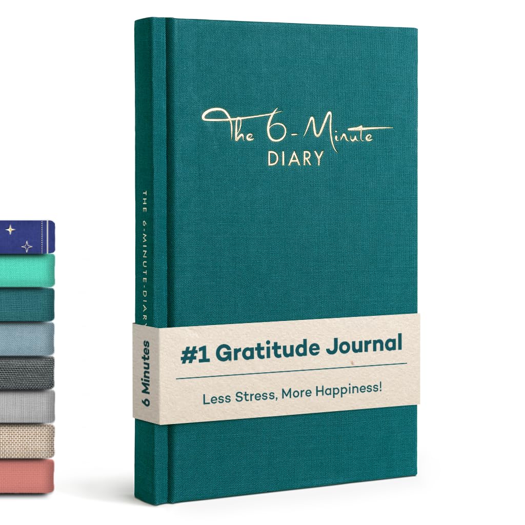 6-Minute Diary – 3-Million-Copy Bestseller Gratitude Journal for Women & Men – Guided Mental Health Journal Based on Positive Psychology – Daily Manifestation Journal for Self-Care & Mindfulness