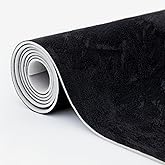 Babnecl Suede Auto Headliner Fabric 98" L &times; 60" W with Foam Backing - Tube Packaging - Black Interior Replacement Material for Car/Truck/SUV/RV Roof - Home Repair/DIY Headliner Material