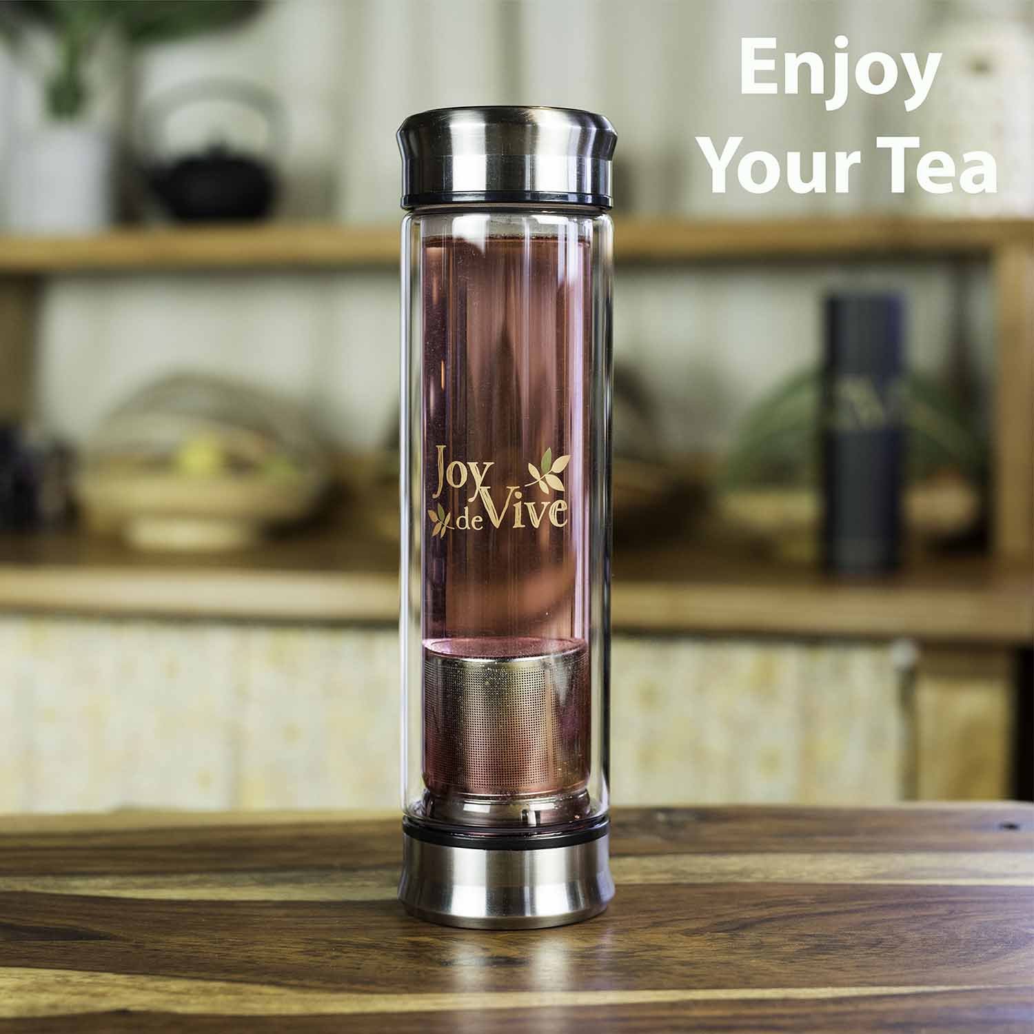 Tea Tumbler Tea Infuser Bottle 14oz Buy Online In Sweden At Desertcart