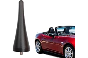 VAGMI 3.8 Inch Aluminum Antenna Compatible with Mazda Miata 2006-2025 MX5 NC ND RF, for Mazda Miata Antenna Replacement