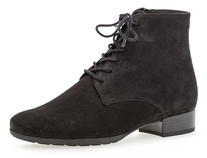 Gabor Damen Schnürstiefelette 92.715,Frauen Stiefel,Boots,Halbstiefel,Schnürboots,Bootie,gefüttert,Winterstiefeletten,Blockab