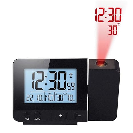 Artensky Projection Alarm Clock Projector Ceiling With Temperature
